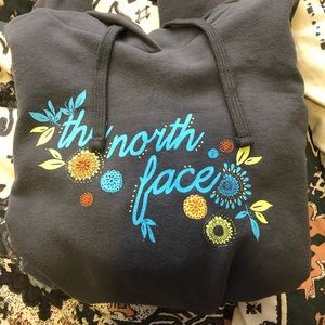 North face sweatshirt hoodie size medium
